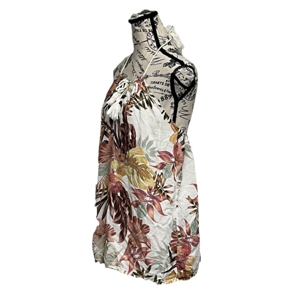 Rip Curl Floral Print Halter Romper with Tassel Tie Women’s Size S - Picture 5 of 11